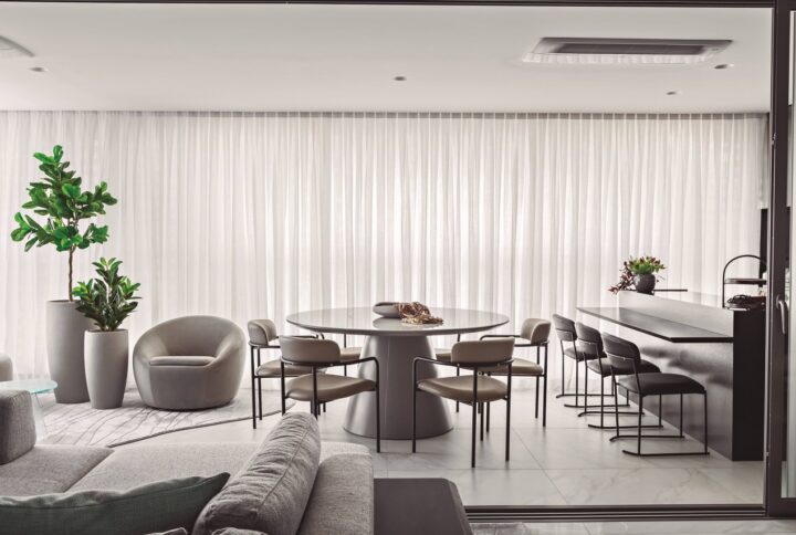 Beleza neutra, projeto de interiores por Martins Galera Arquitetura